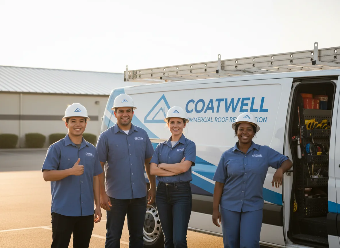 Commercial roof coating company in Bouton, IA